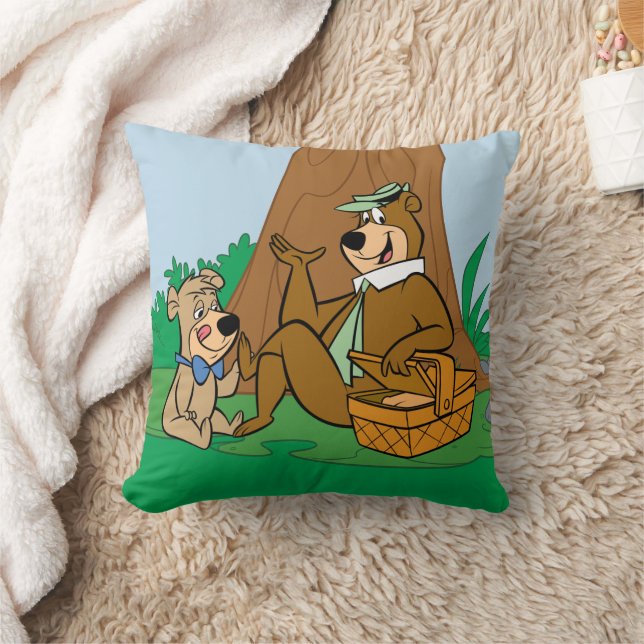 Yogi Bear and Boo Boo Picnic Snack Kissen (Decke)