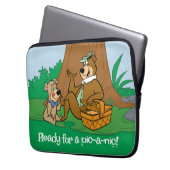 Yogi Bear and Boo Boo Picnic Snack Laptopschutzhülle (Vorderseite Links)