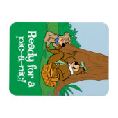 Yogi Bear and Boo Boo Picnic Snack Magnet (Horizontal)