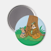 Yogi Bear and Boo Boo Picnic Snack Magnet (Vorderseite/Rückseite)