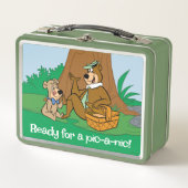 Yogi Bear and Boo Boo Picnic Snack Metall Brotdose (Vorderseite)