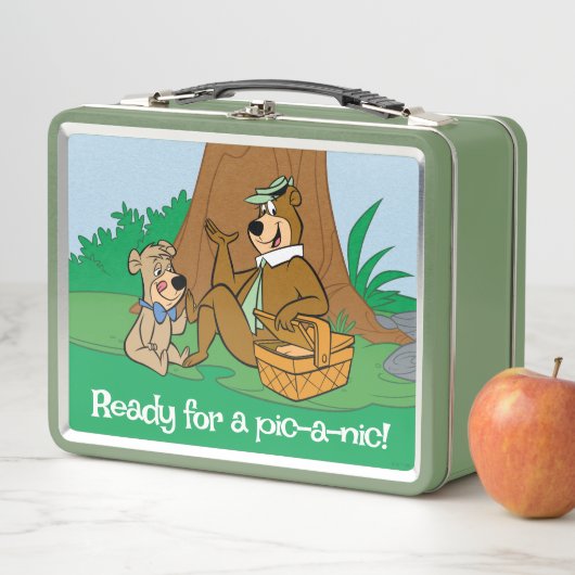 Yogi Bear and Boo Boo Picnic Snack Metall Brotdose (Beispiel)