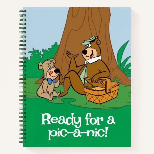 Yogi Bear and Boo Boo Picnic Snack Notizblock (Vorderseite)