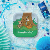 Yogi Bear and Boo Boo Picnic Snack Pappteller (Party)