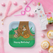 Yogi Bear and Boo Boo Picnic Snack Pappteller (Party)