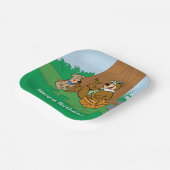 Yogi Bear and Boo Boo Picnic Snack Pappteller (Gewinkelt)