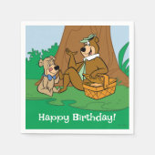 Yogi Bear and Boo Boo Picnic Snack Serviette (Vorderseite)