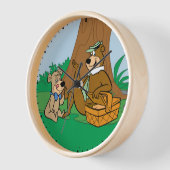 Yogi Bear and Boo Boo Picnic Snack Uhr (Winkel)