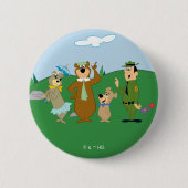 Yogi Bear and Friends Classic Pose Button (Vorderseite)