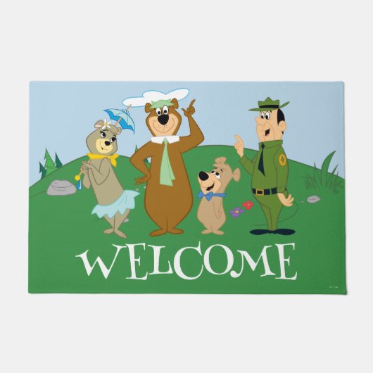 Yogi Bear and Friends Classic Pose Fußmatte (Vorderseite)