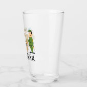 Yogi Bear and Friends Classic Pose Glas (Links)