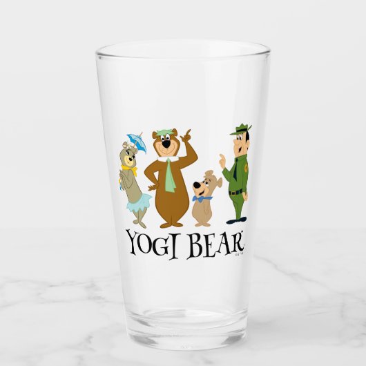 Yogi Bear and Friends Classic Pose Glas (Vorderseite)