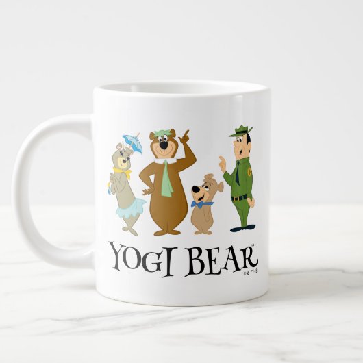 Yogi Bear and Friends Classic Pose Jumbo-Tasse (Links)