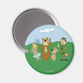 Yogi Bear and Friends Classic Pose Magnet (Vorderseite/Rückseite)