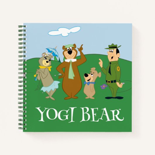 Yogi Bear and Friends Classic Pose Notizblock (Vorderseite)