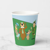 Yogi Bear and Friends Classic Pose Pappbecher (Rückseite)