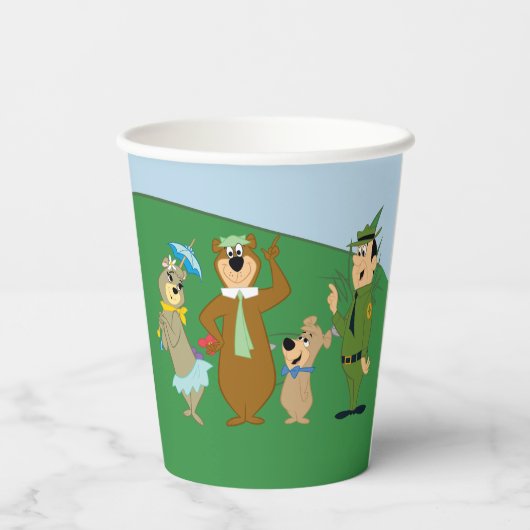 Yogi Bear and Friends Classic Pose Pappbecher (Rückseite)