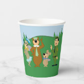 Yogi Bear and Friends Classic Pose Pappbecher (Vorderseite)