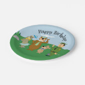 Yogi Bear and Friends Classic Pose Pappteller (Schrägansicht)
