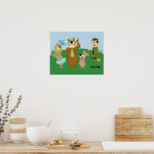 Yogi Bear and Friends Classic Pose Poster (Küche)