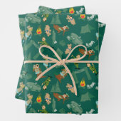 Yogi Bear and Friends Jellystone Park Camp Muster Geschenkpapier Set (Beispiel)