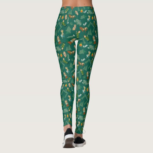 Yogi Bear and Friends Jellystone Park Camp Muster Leggings (Rückseite)