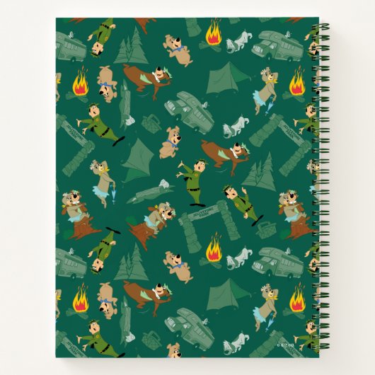 Yogi Bear and Friends Jellystone Park Camp Muster Notizblock (Rückseite)