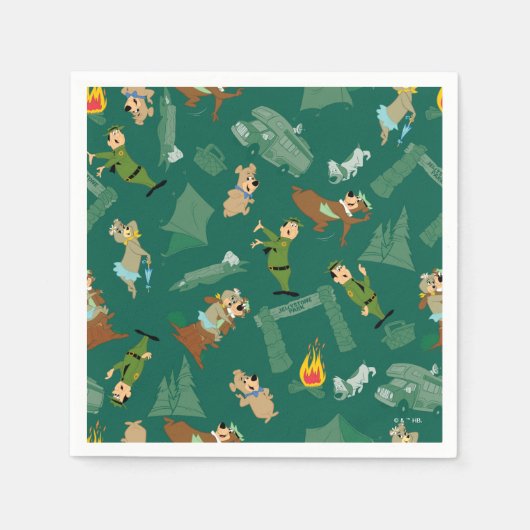 Yogi Bear and Friends Jellystone Park Camp Muster Serviette (Vorderseite)