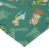 Yogi Bear and Friends Jellystone Park Camp Muster Tischdecke (Schrägansicht)