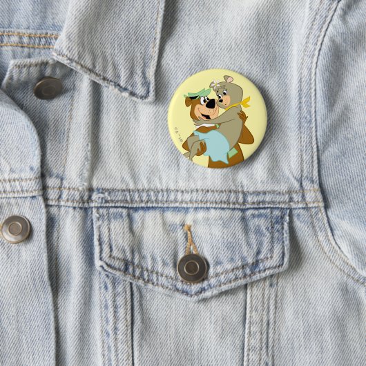 Yogi Bear Carry Cindy Bear Button (Beispiel)