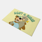 Yogi Bear Carry Cindy Bear Fußmatte (Schrägansicht)