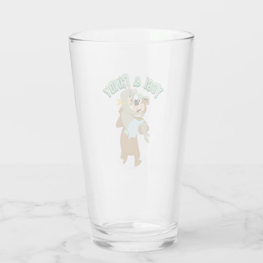 Yogi Bear Carry Cindy Bear Glas (Rückseite)