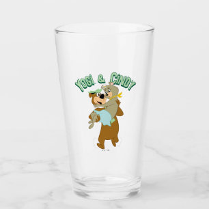 Yogi Bear Carry Cindy Bear Glas