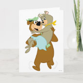 Yogi Bear Carry Cindy Bear Karte (Vorderseite)