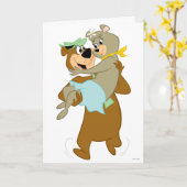 Yogi Bear Carry Cindy Bear Karte (Gelbe Blume)