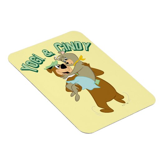 Yogi Bear Carry Cindy Bear Magnet (Rechte Seite)