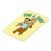 Yogi Bear Carry Cindy Bear Magnet (Linke Seite)