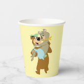Yogi Bear Carry Cindy Bear Pappbecher (Vorderseite)