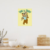 Yogi Bear Carry Cindy Bear Poster (Küche)