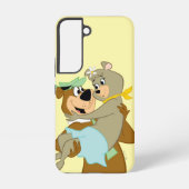 Yogi Bear Carry Cindy Bear Samsung Galaxy Hülle (Rückseite)