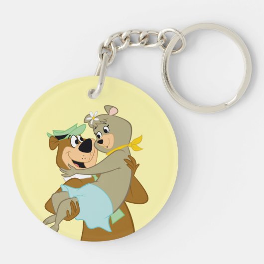 Yogi Bear Carry Cindy Bear Schlüsselanhänger (Rückseite)