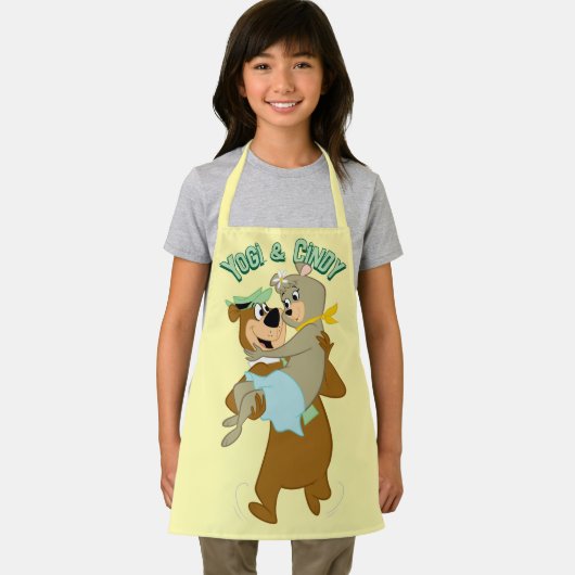 Yogi Bear Carry Cindy Bear Schürze (Insitu)