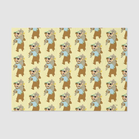 Yogi Bear Carry Cindy Bear Seidenpapier (Vorderseite)