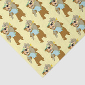 Yogi Bear Carry Cindy Bear Seidenpapier (Ausschnitt)