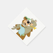 Yogi Bear Carry Cindy Bear Serviette (Ecke)