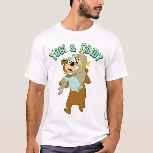 Yogi Bear Carry Cindy Bear T-Shirt (Vorderseite)