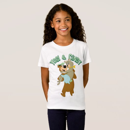 Yogi Bear Carry Cindy Bear T-Shirt (Vorne ganz)