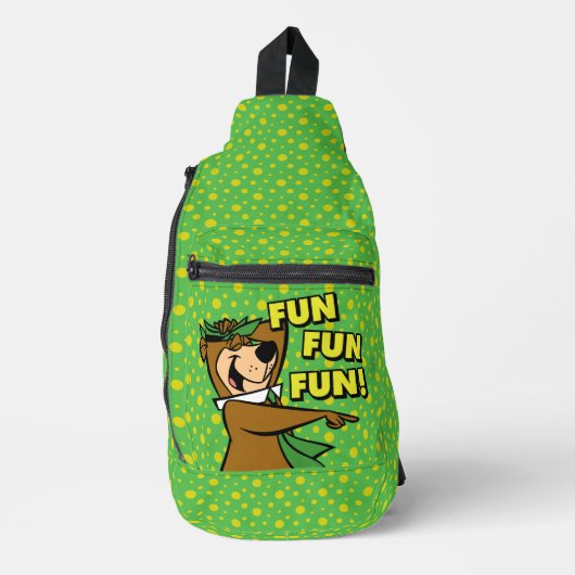 Yogi Bear Fun Fun Fun Crossbody Bag (Vorderseite)