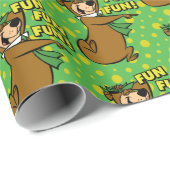 Yogi Bear Fun Fun Fun Geschenkpapier (Rolleneckpunkt)