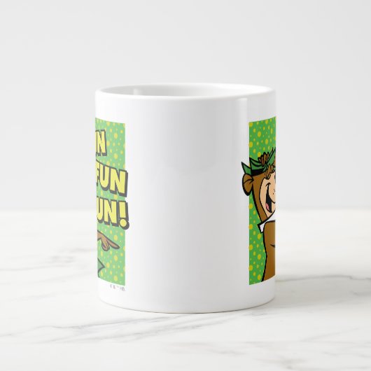 Yogi Bear Fun Fun Fun Jumbo-Tasse (Vorderseite)
